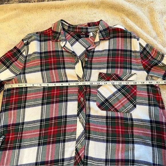 BDG Button Down Plaid Flannel Shirt - Picture 5 of 11
